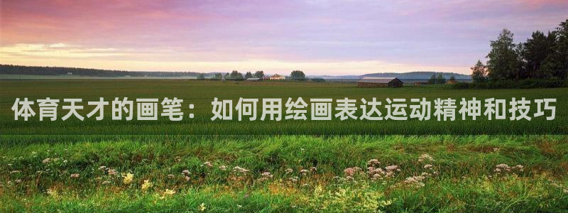 风速体育下载：体育天才的画笔：如何用绘画表达运动精神和技巧